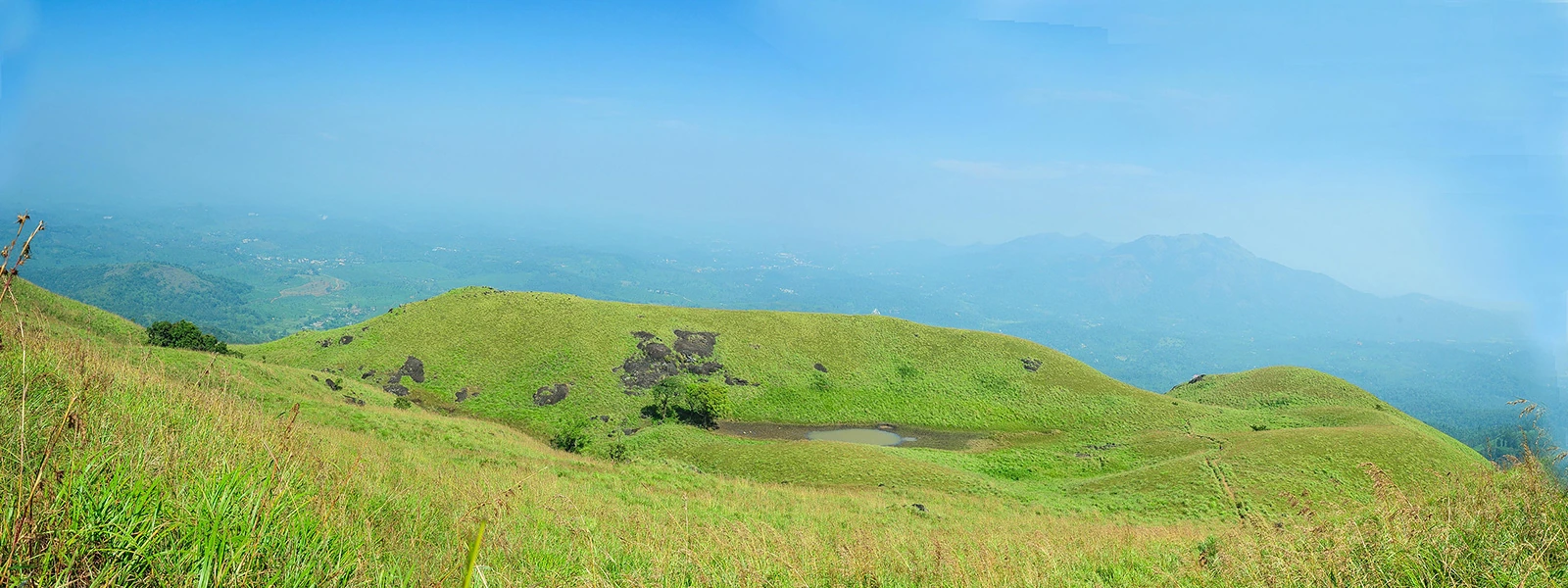 Chembra Peak, a popular trekking destination in Wayanad, Kerala