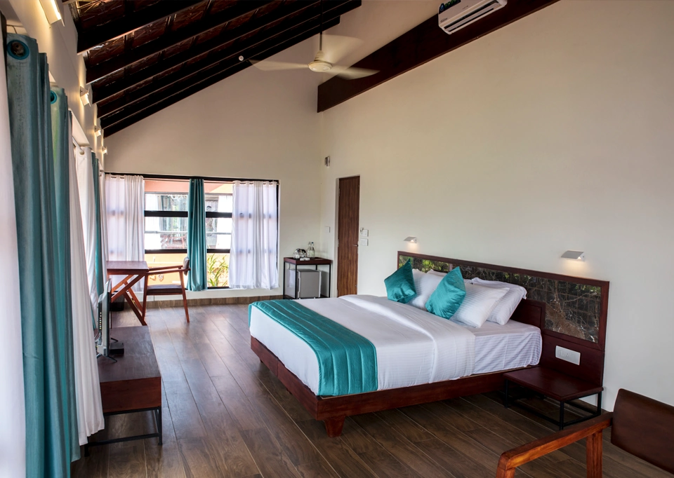 Experience panoramic views from the mountain view cottage